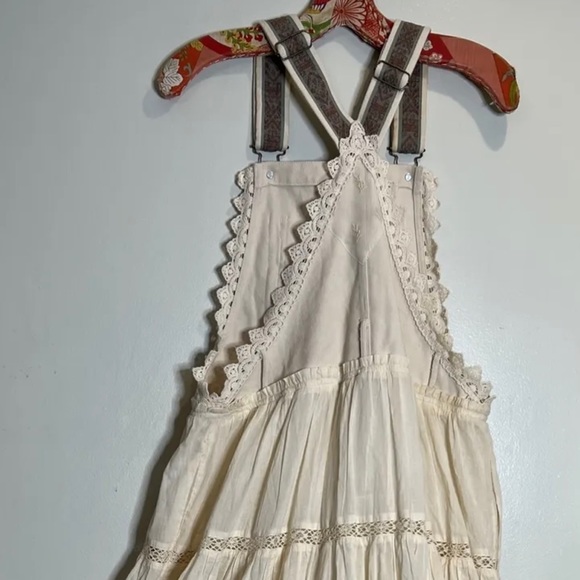 ✨SOLD✨ NEW FP TRAILS END VINTAGE-INSPIRED LACE TIERED SHIRT-ALL (S) - Picture 9 of 13